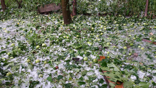 Çorum'da dolu yağışı