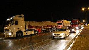 D-100 karayolunda araç yoğunluğu