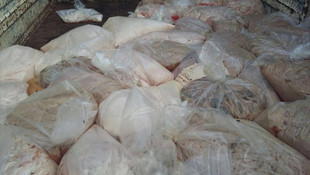 Diyarbakır'da 1 ton kaçak sakatat ele geçirildi