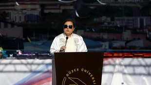 Düzce Üniversitesinde mezuniyet töreni