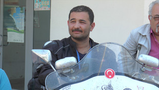 Engelliler için motosikletiyle Türkiye'yi dolaşıyor