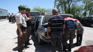 Eskişehir'de jandarmadan geniş çaplı denetim