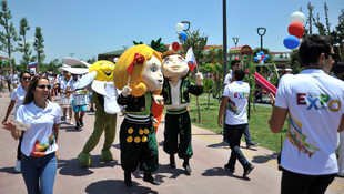 EXPO 2016 Antalya'da Rus Bahçesi açıldı