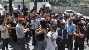 Fitness salonu çalışanlarından protesto