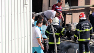 Gaziantep devlet hastanesinin deposunda yangın çıktı