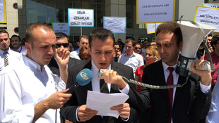 Gelir uzmanları eylem yaptı