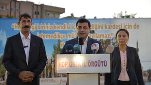 HDP Eş Genel Başkanı Demirtaş Şanlıurfa'da: