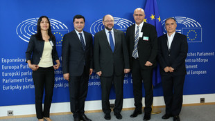 HDP Eş Genel Başkanı Demirtaş Brüksel'de