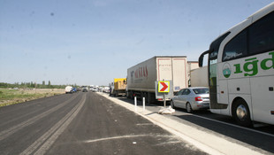 Iğdır'da köylülerden yol eylemi