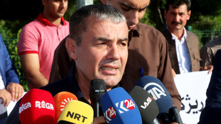 IKBY'de İranlı aktivist için destek gösterisi