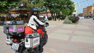 Kadın akademisyen motosikletiyle Afrika turuna çıktı