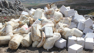 Kayseri'de 19 ton bozulmuş peynir ele geçirildi