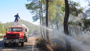 GÜNCELLEME - Kemer'de orman yangını