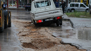Kırklareli sağanak yağışın etkisi altında