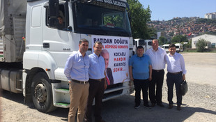 Kocaeli'den Mardin'e yardım tırı
