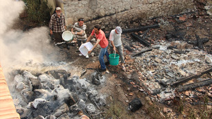 Kumluca'daki orman yangını