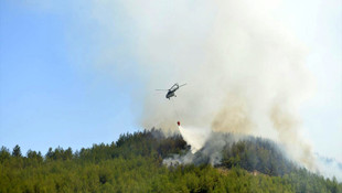 Kumluca'daki orman yangını