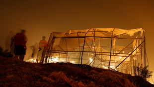 Kumluca'daki orman yangını