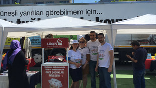 LÖSEV İyilikler Tırı Beşiktaş’ta