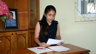 Madenci babası için yazdığı kompozisyonla birinci oldu