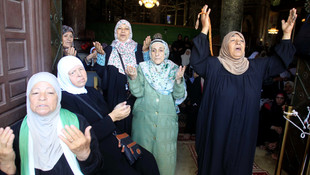 Mescid-i Aksa'da ramazan ayının ilk cuma namazı