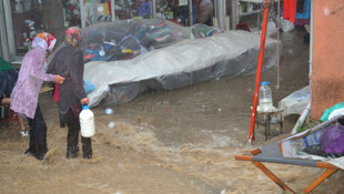 Metrekareye 63 kilogram yağış hasara yol açtı