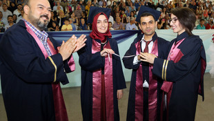 Mezuniyet töreninde sözlendiler