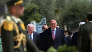 Mısır Dışişleri Bakanı Şükri, Ramallah'ta