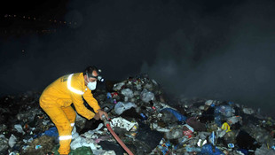 Muğla'da çöplük yangını