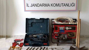 Muğla'da kaçak kazı operasyonu