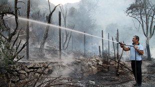 Muğla'da kamp alanında yangın