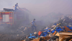 Muğla'daki çöplük yangını