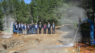 Murat Dağı'nda yeni termal kaynak bulundu