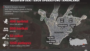 Nusaybin'deki terör operasyonu tamamlandı