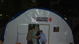 Ordu'da sahur çadırı kuruldu