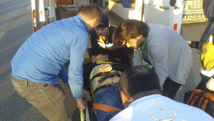 Otomobilin çarptığı bisikletli hayatını kaybetti