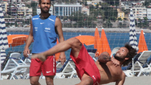 Plaj Futbolu Milli Takımı, Alanya'da kampa girdi