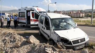 Sivas'ta trafik kazası: 4 yaralı
