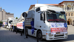 Sivas'tan Suriyeli savaş mağdurlarına yardım