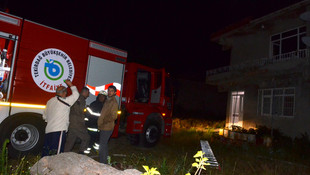 Şizofreni hastası evini ateşe verdi