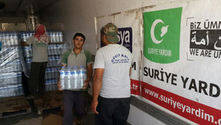 Suriyelilere 25 ton su yardımı