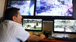 Taksim ve İstiklal Caddesi 24 saat izleniyor