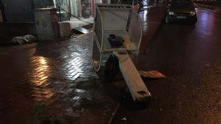 Tarsus'ta şiddetli fırtına ve yağış