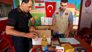 TİKA'dan Lübnan'daki Mardinlilere ramazan yardımı