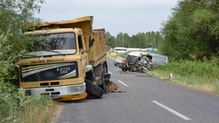 Uşak'ta trafik kazası: 1 ölü