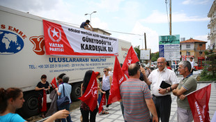 Vatan Partisi'nden Yüksekova'ya yardım tırı