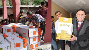 Terör mağdurlarına bayram desteği ve yardım paketi verildi