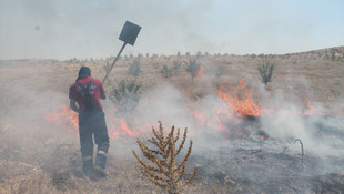Adıyaman'da yangın