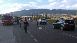 Amasya'da trafik kazası: 1 ölü, 1 yaralı