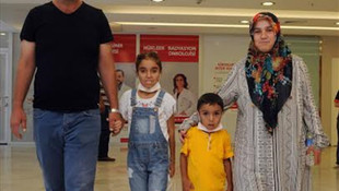 Baba kızına, anne oğluna hayat verdi